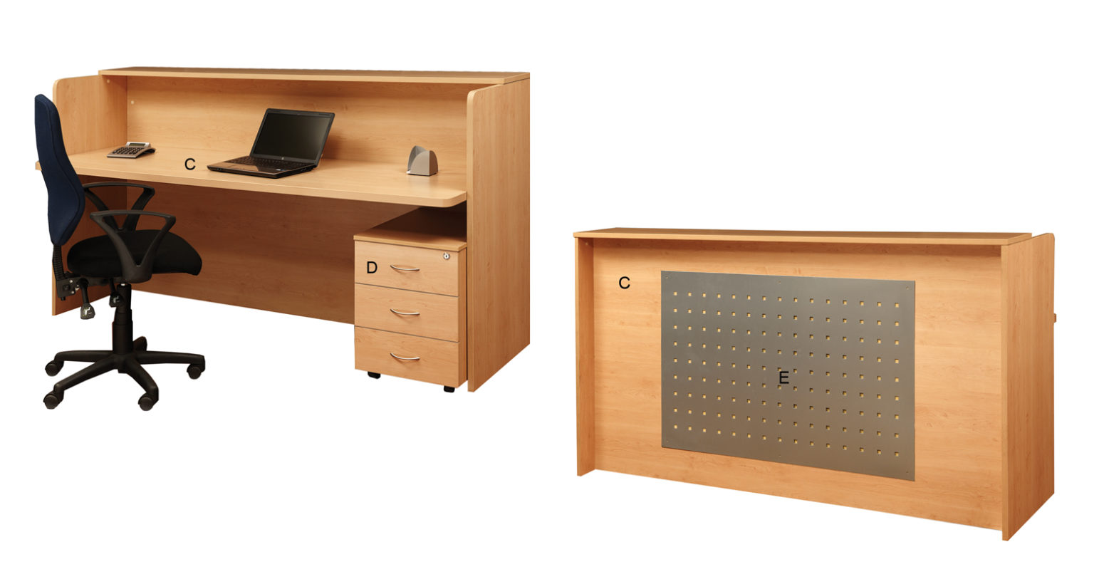Maple Mela Straight Reception Unit 1800x750
